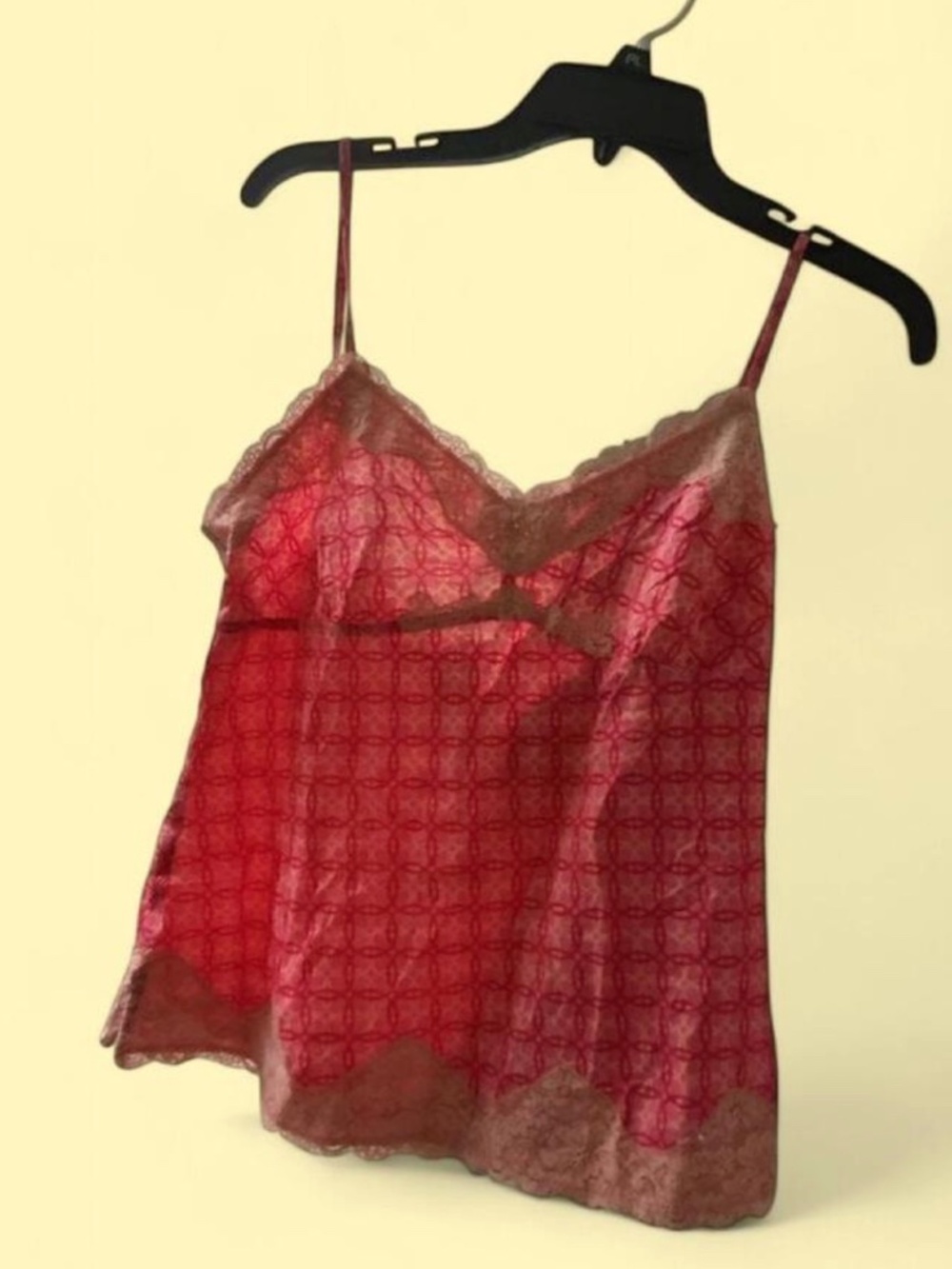 Express Design Studio cotton checked cami size large